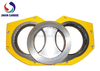 Износная пластина и врезное кольцо putzmeister детали бетононасоса запчасти для бетононасоса schwing dn200 износ